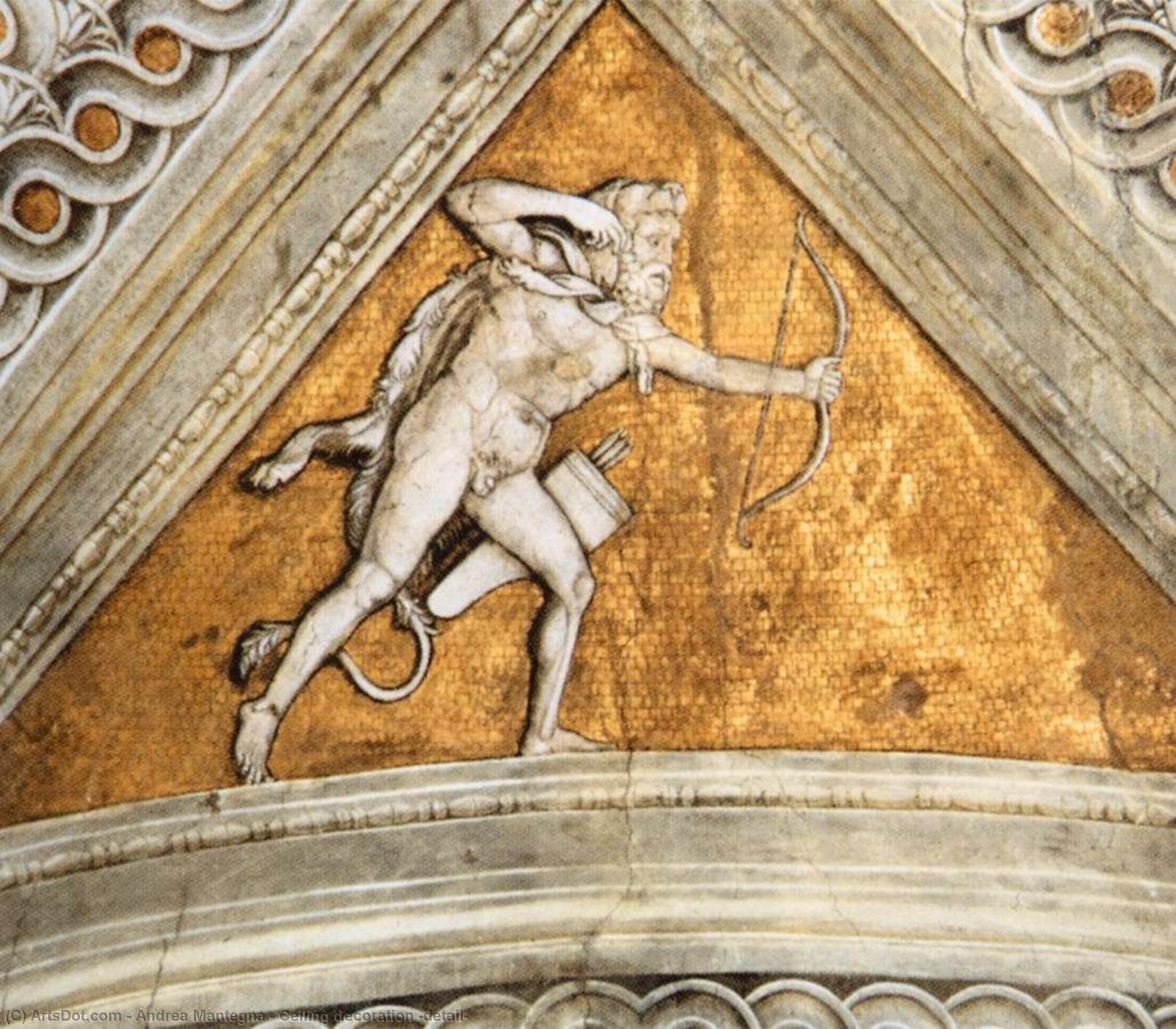 Ceiling Decoration (detail) — Andrea Mantegna