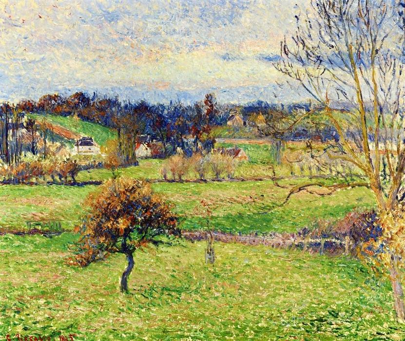 Field At Eragny — Camille Pissarro
