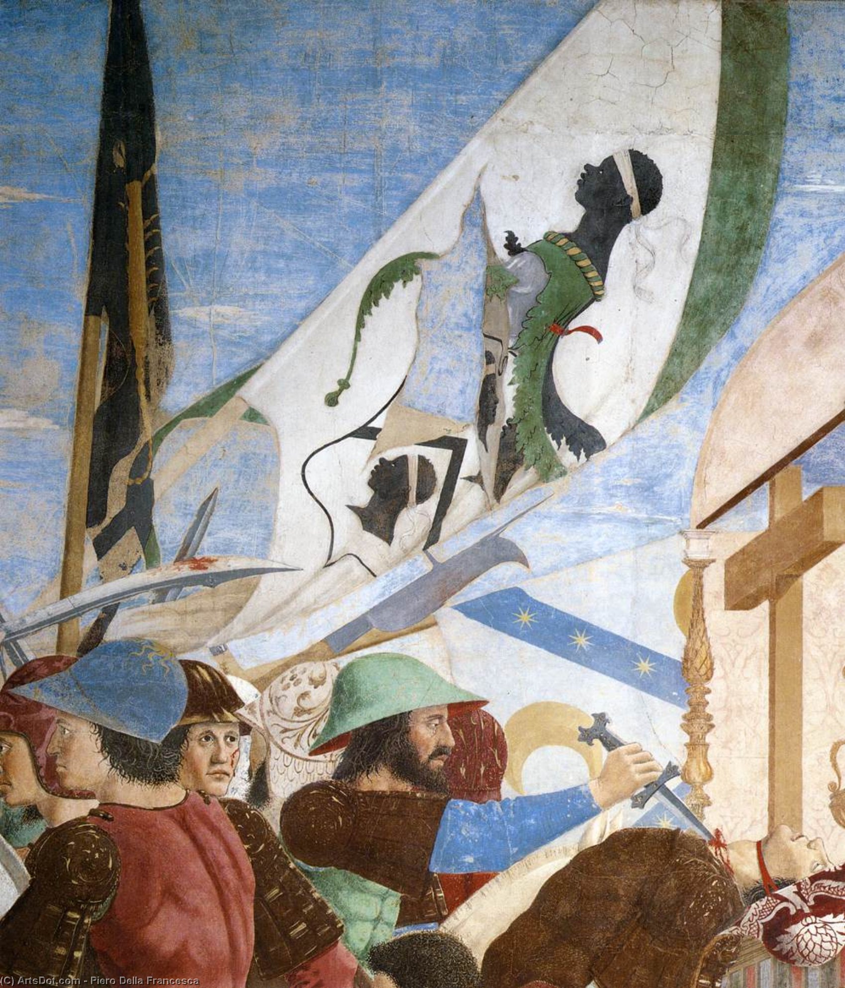 8. Battle Between Heraclius And Chosroes (detail) (15) — Piero Della Francesca