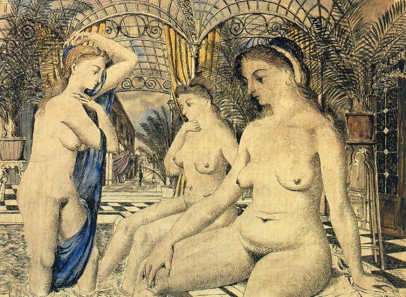 Bathers — Paul Delvaux