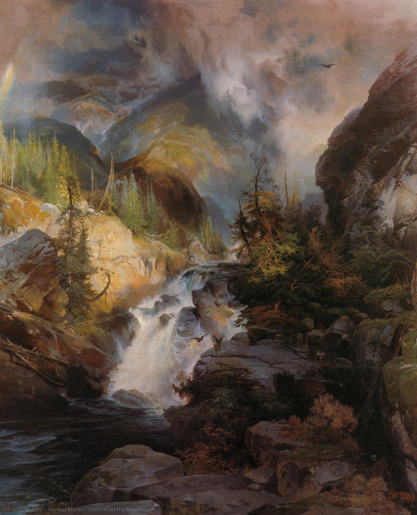 Children Of The Mountain — Thomas Moran
