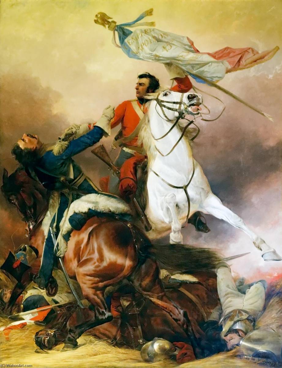 The Fight For The Standard — Richard Ansdell