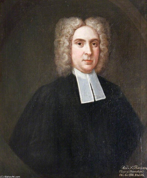 Reverend Samuel Thompson, Vicar Of Barnstaple — Thomas Hudson