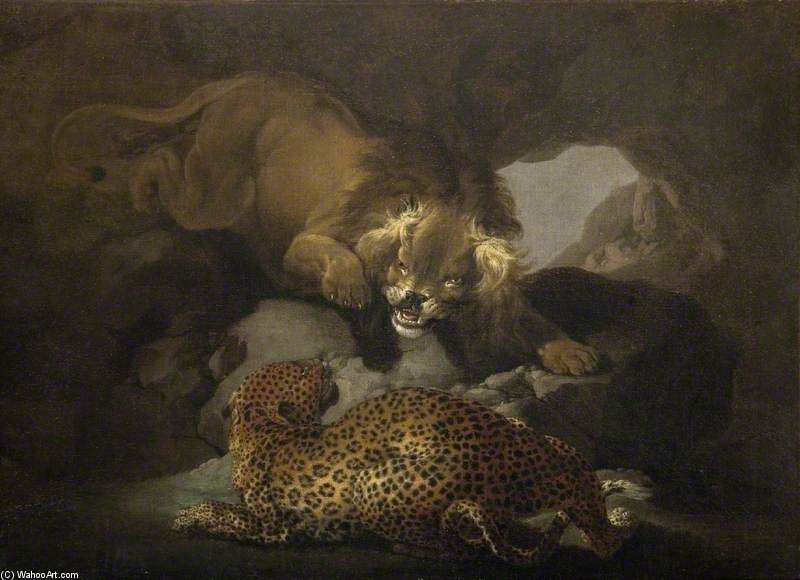 Lion And Leopard — Samuel Howitt