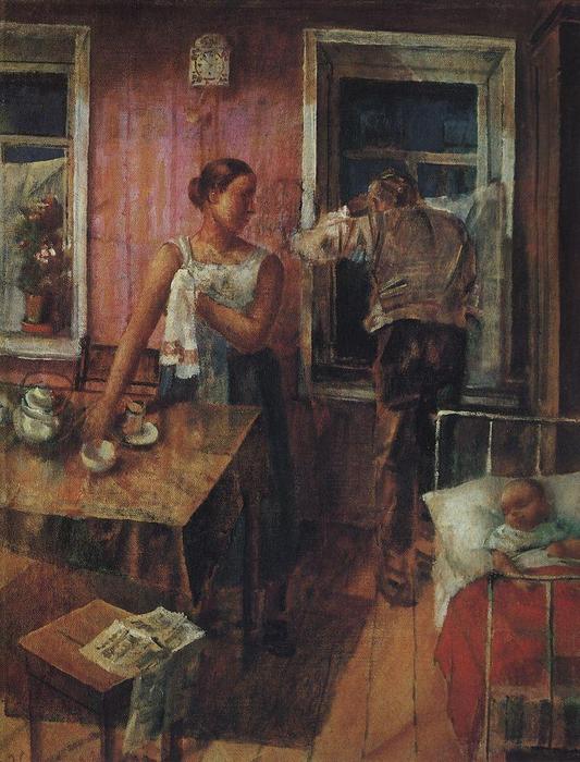 Anxiety — Kuzma Petrov-vodkin