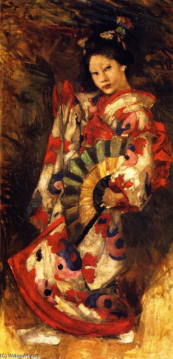 Tanzende Geisha — Edward Atkinson Hornel
