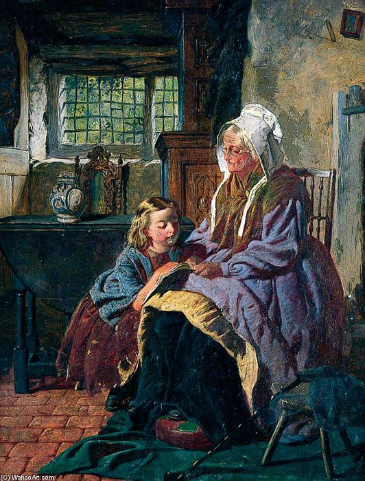 A Reading Lesson — William Henry Midwood