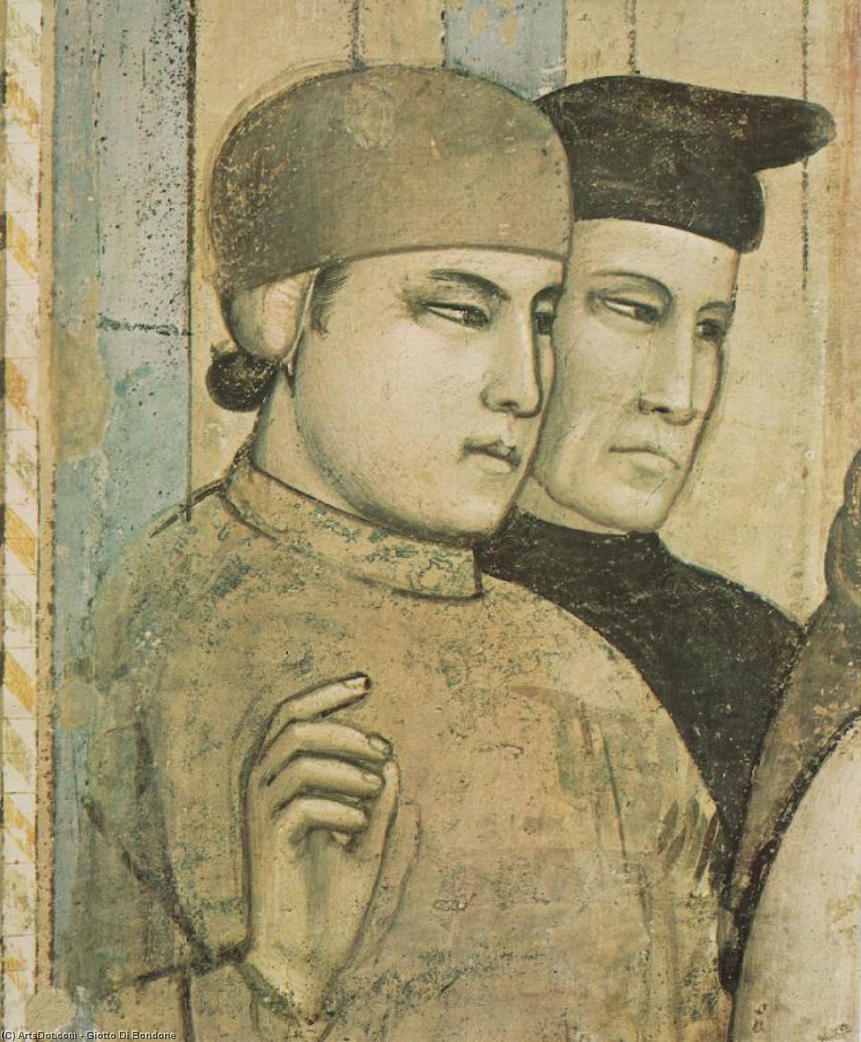 Scenes From The Life Of Saint Francis: 4. Death And Ascension Of St Francis (detail) — Giotto Di Bondone
