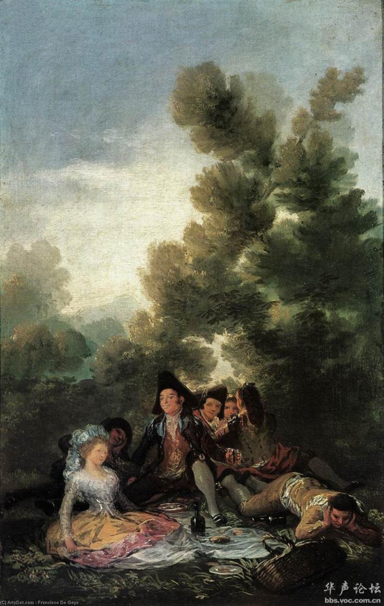 The Picnic — Francisco José De Goya Y Lucientes