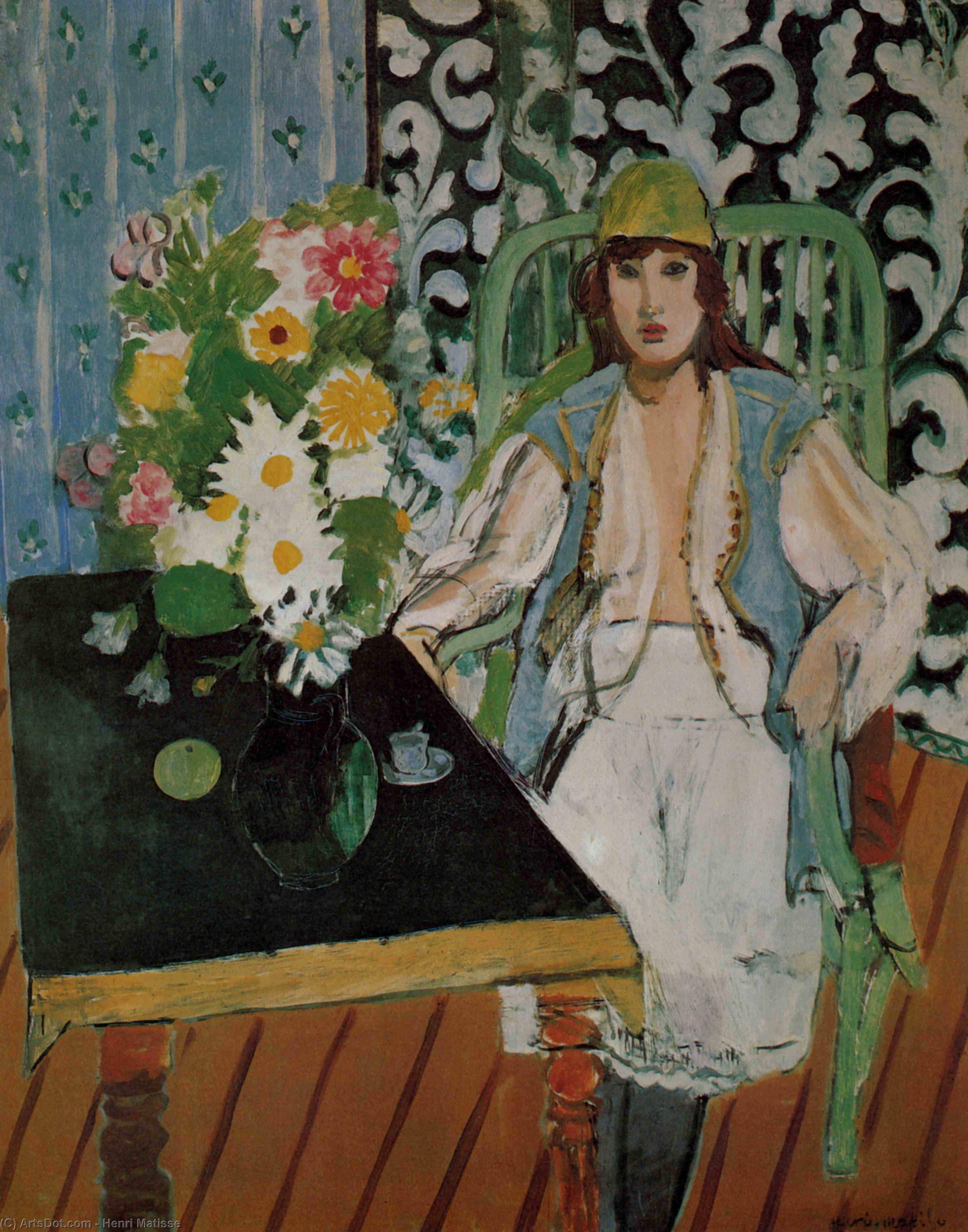 La Table Noire Huile Sur Toile Suisse, Collection Particulière — Henri Matisse