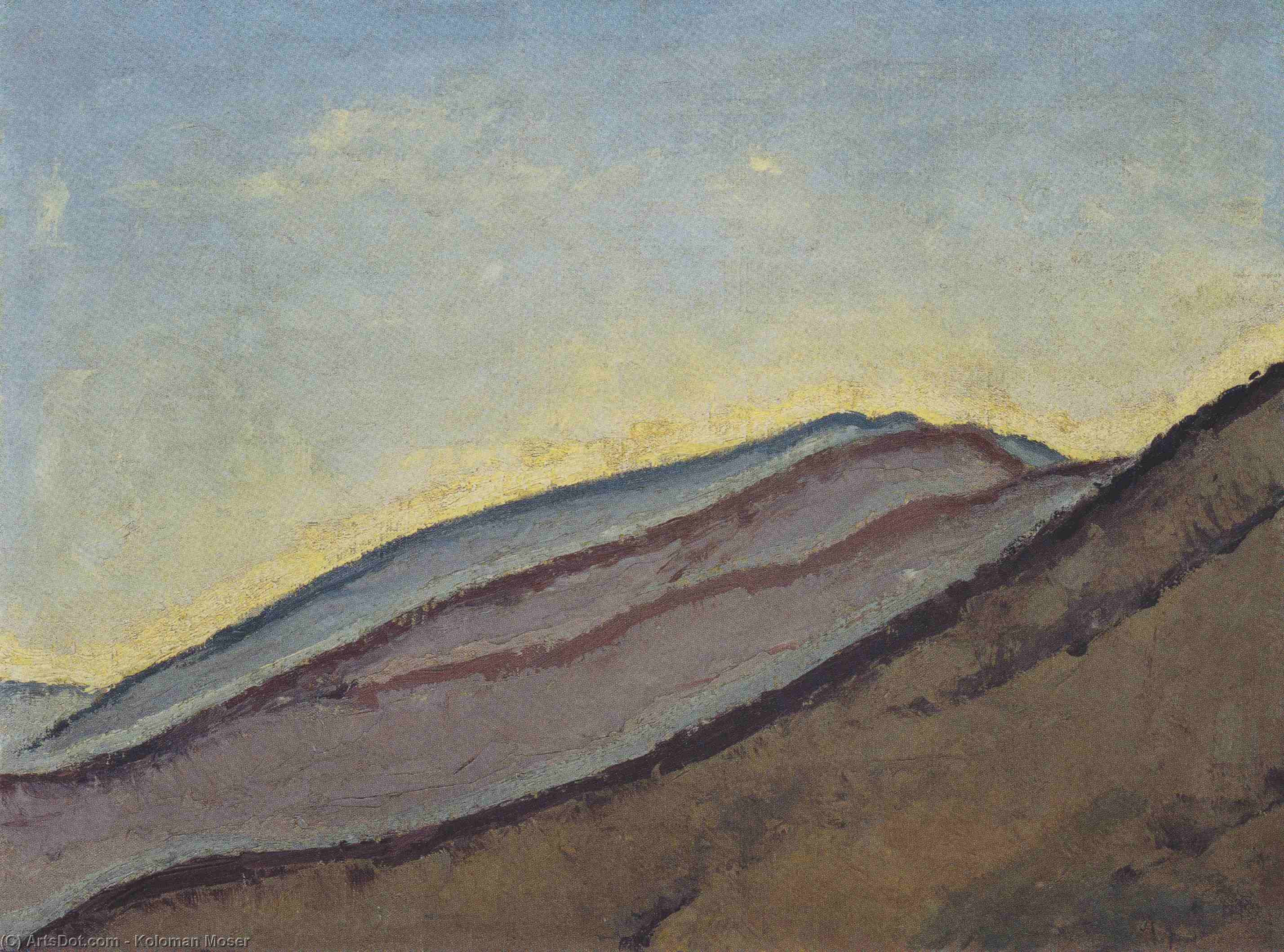 Mountain Slope — Koloman Moser