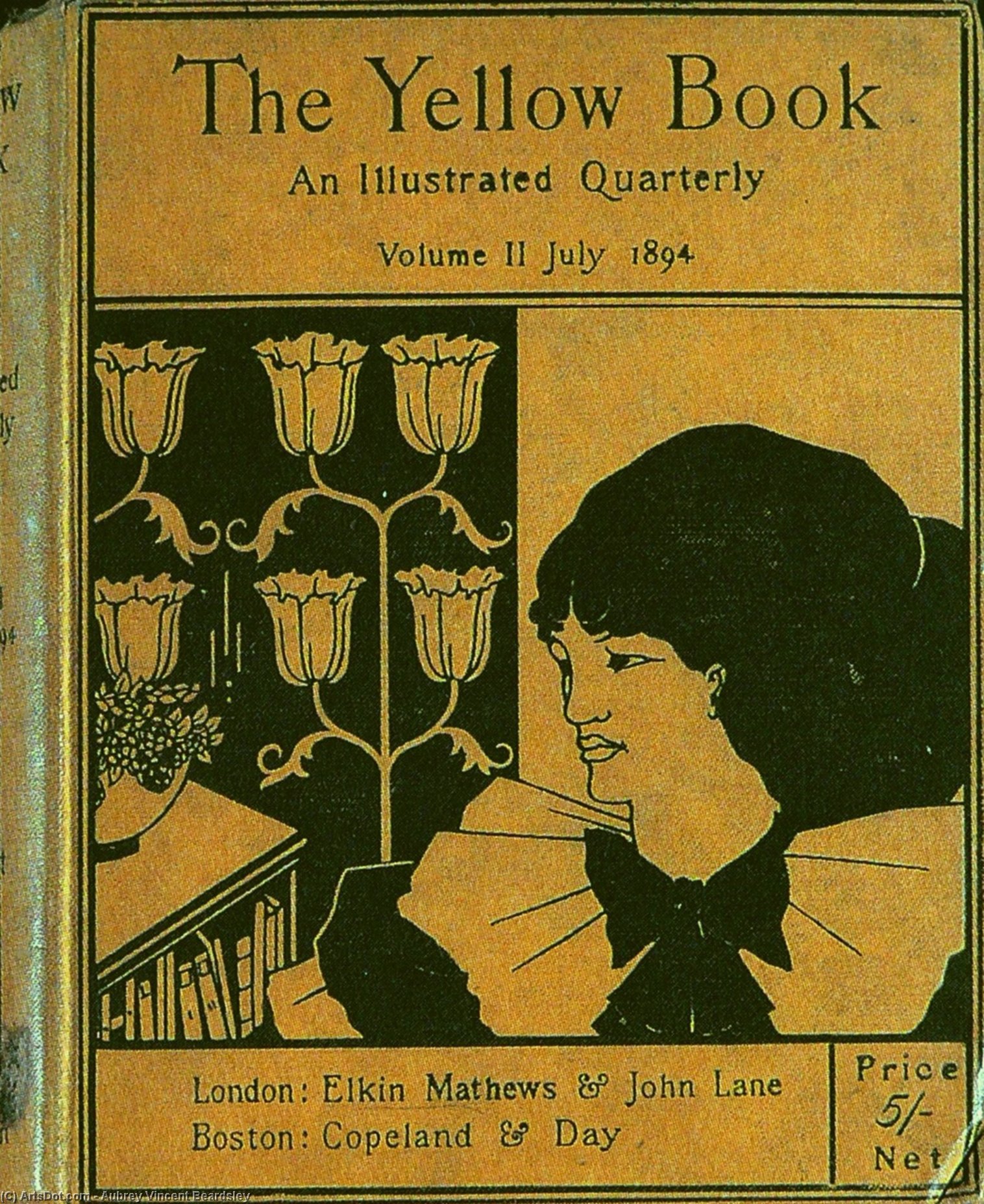 The Cover Of The Yellow Book — Aubrey Vincent Beardsley