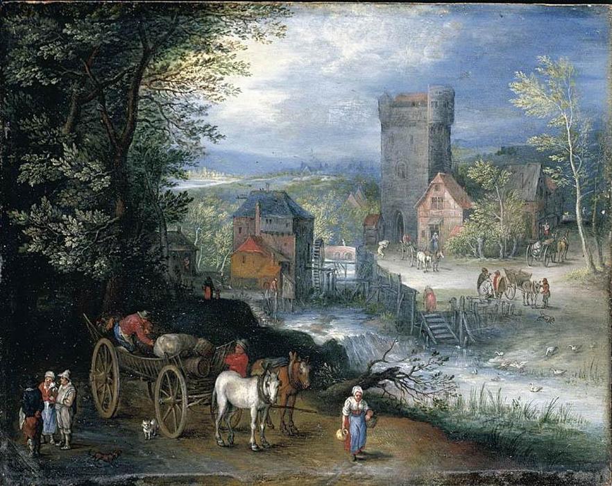 River Landscape — Pieter Gijsels