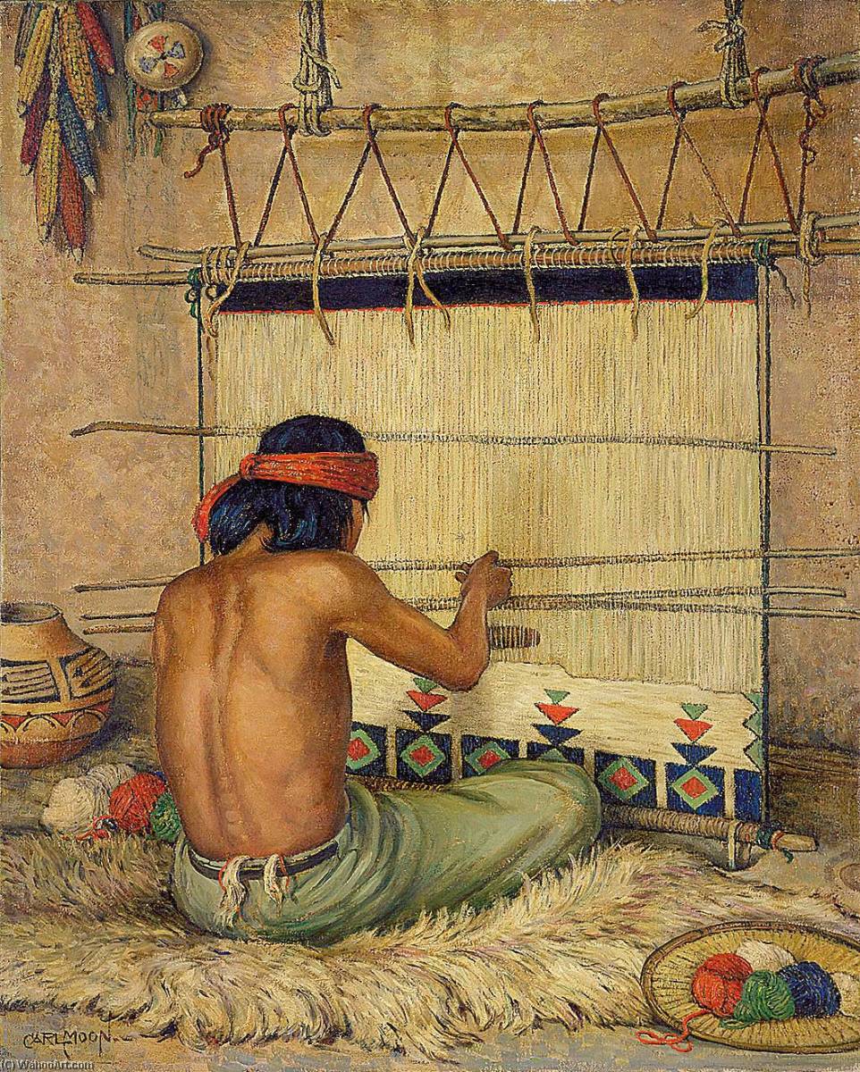 Hopi Weaver — Carl Moon