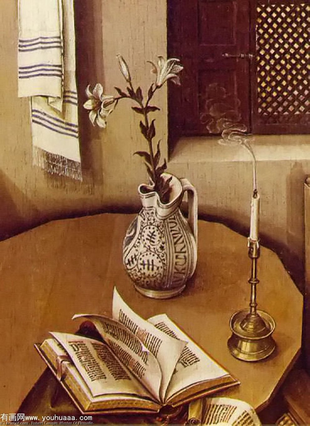 Mérode Altarpiece (detail) — Robert Campin (master Of Flemalle)
