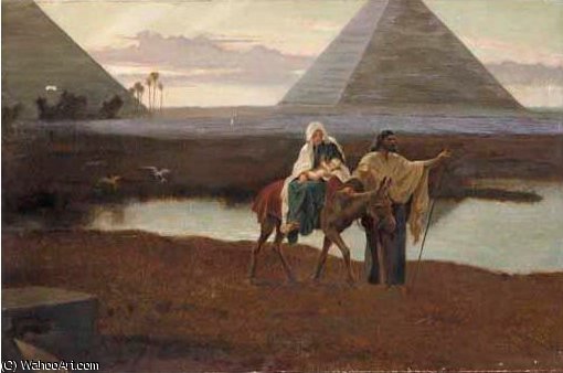 The Flight Into Egypt — Frederick Goodall