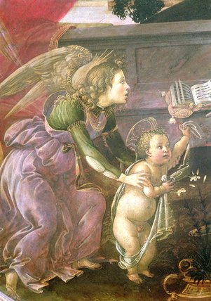 Detail From The Madonna Del Padiglione — Sandro Botticelli