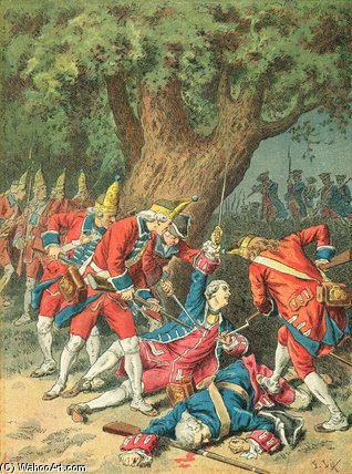 Death Of Chevalier D 'assas — Frederic Theodore Lix