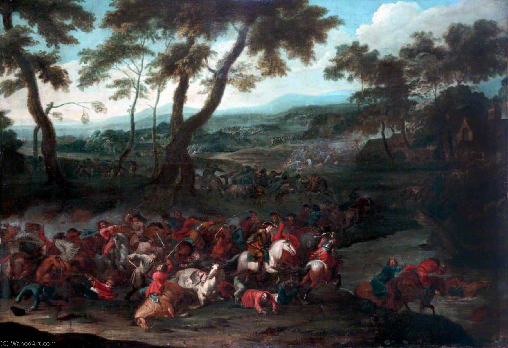 Dutch Battle Scene — Adam Frans Van Der Meulen