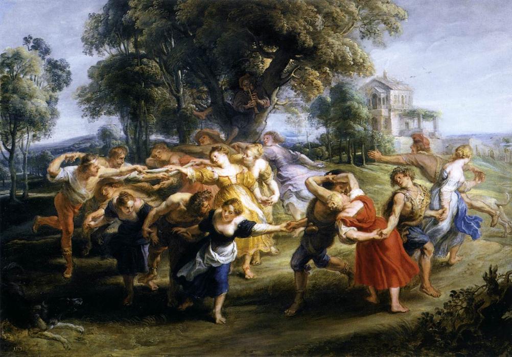 Dance Of Italian Villagers — Peter Paul Rubens