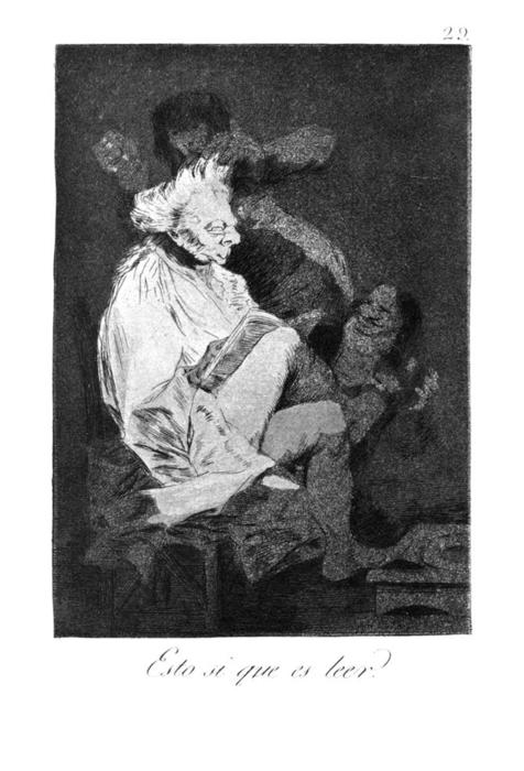 This Certainly Is Reading — Francisco José De Goya Y Lucientes