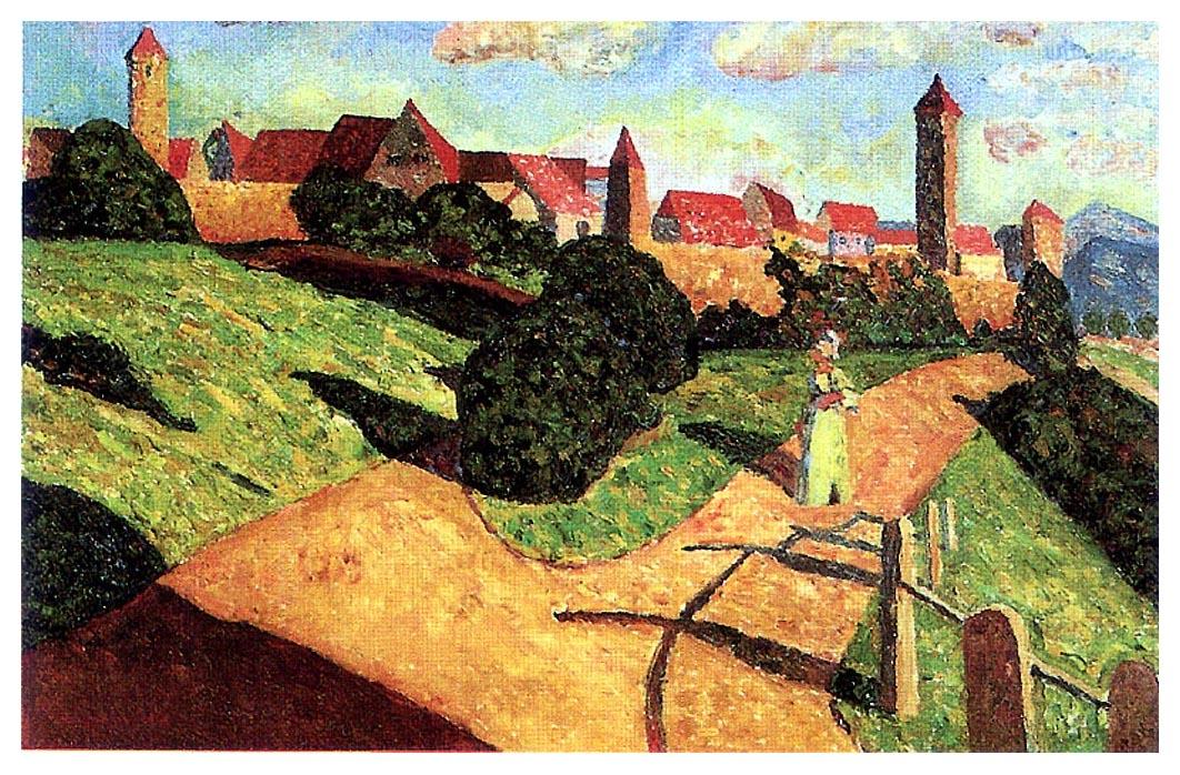 Old Town Ii — Wassily Wassilyevich Kandinsky