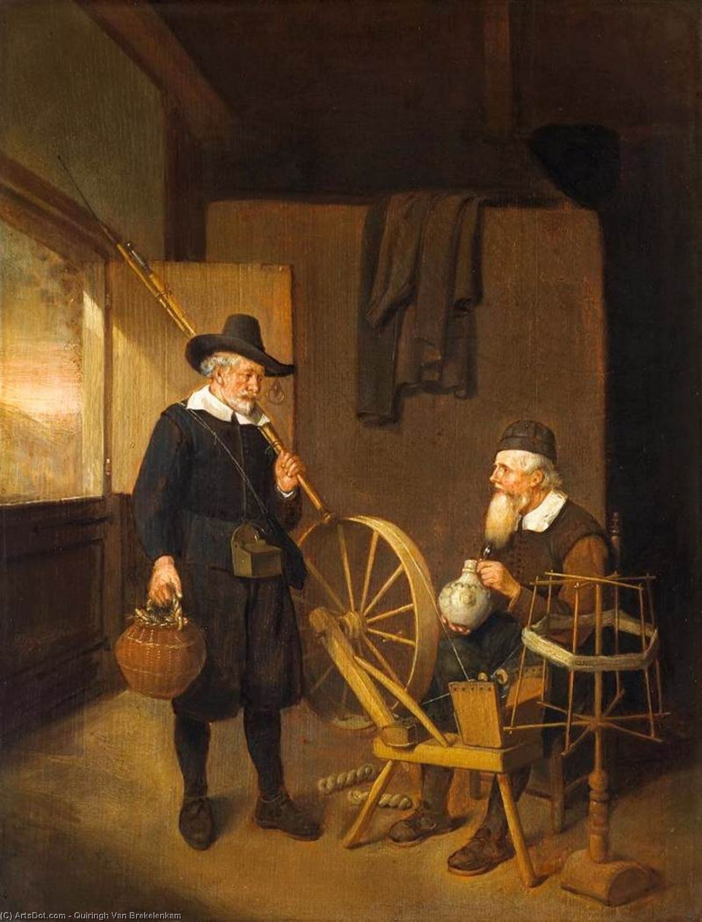 Interior — Quiringh Gerritsz. Van Brekelenkam