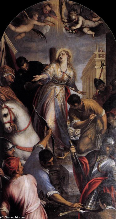 Martyrdom Of St Christina — Sante Peranda