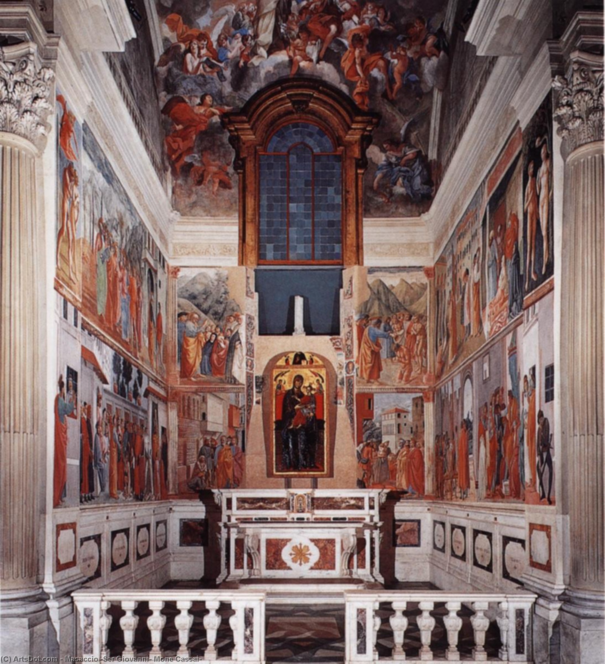 View Of The Cappella Brancacci (after Restoration) — Masaccio