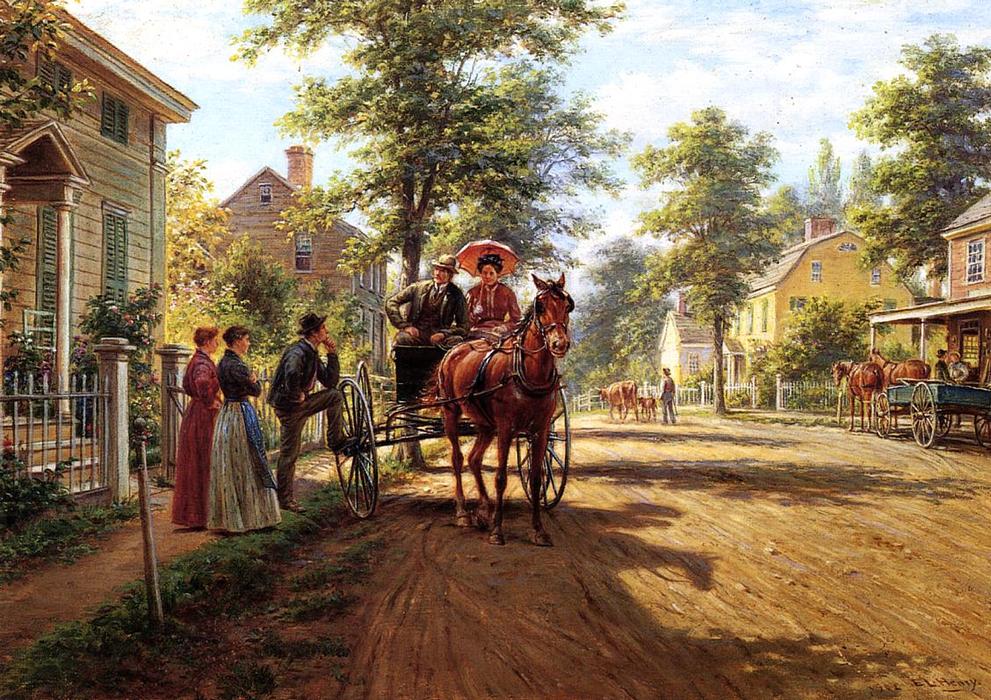 One Sunday Afternoon — Edward Lamson Henry
