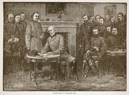 Surrender Of General Lee — Alfred Rudolph Waud