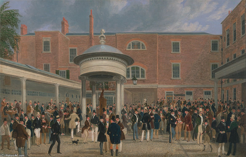 Epsom Races- Settling Day At Tattersalls — James Pollard