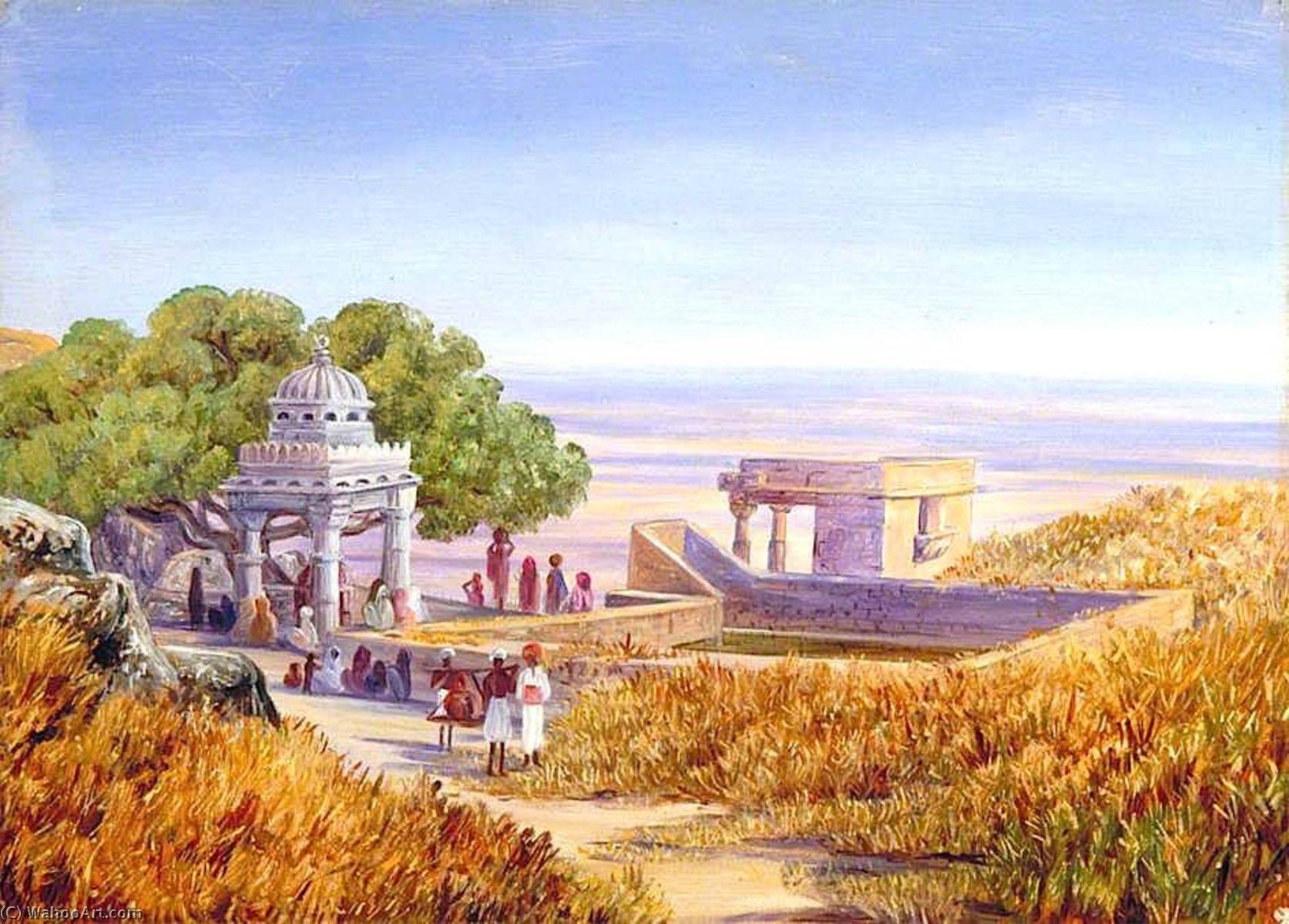 Kattiawar From The Road Up To Pallitana, Western India — Marianne North
