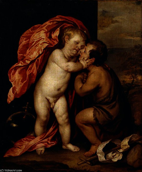The Infants Christ And Saint John The Baptist — Sir Anthony Van Dyck