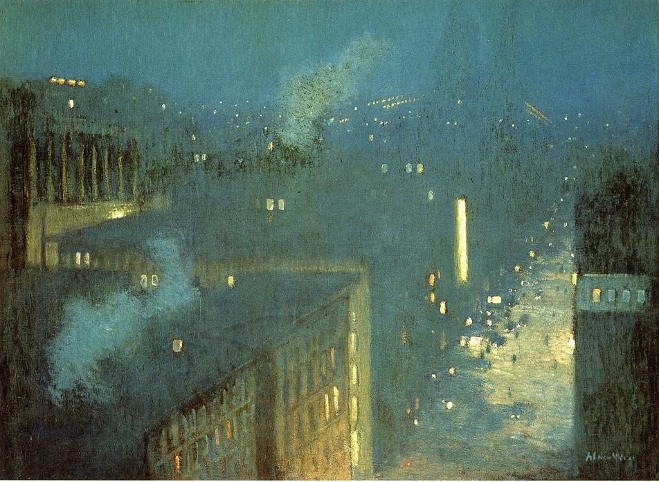 The Bridge Nocturne Aka Nocturne Queensboro Bridge — Julian Alden Weir