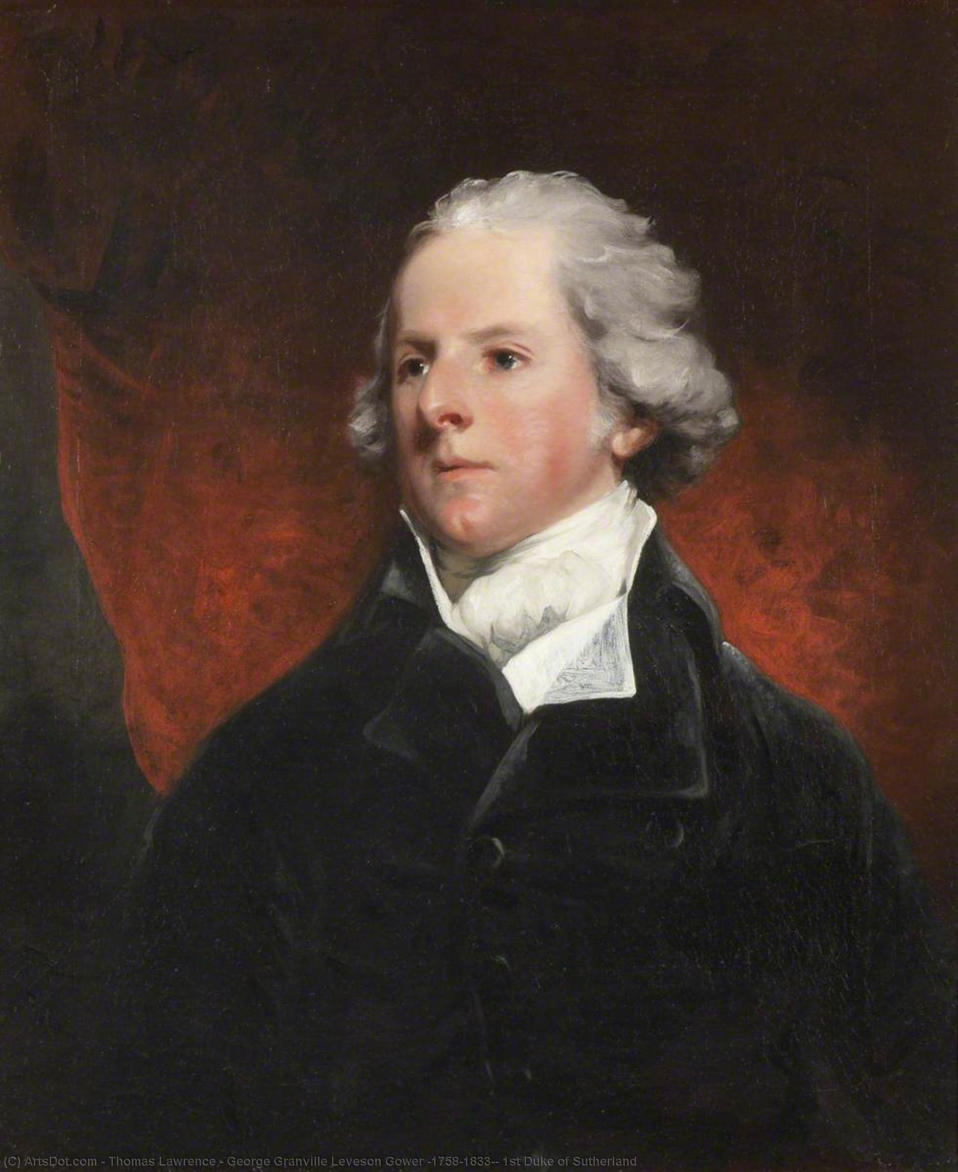 George Granville Leveson Gower (1758–1833), 1st Duke Of Sutherland — Sir Thomas Lawrence