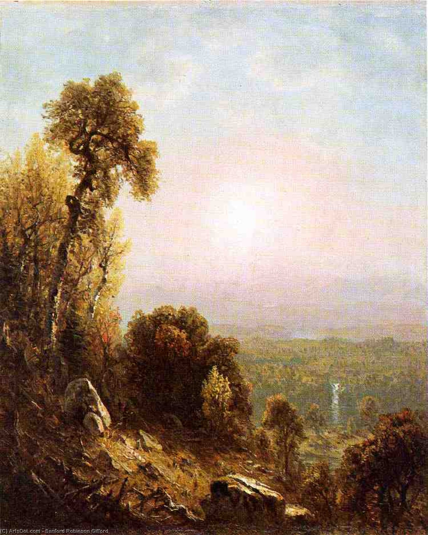 Sunset In The Adirondacks — Sanford Robinson Gifford