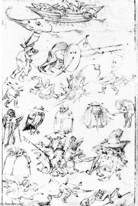 Studies Of Monsters (10) — Hieronymus Bosch