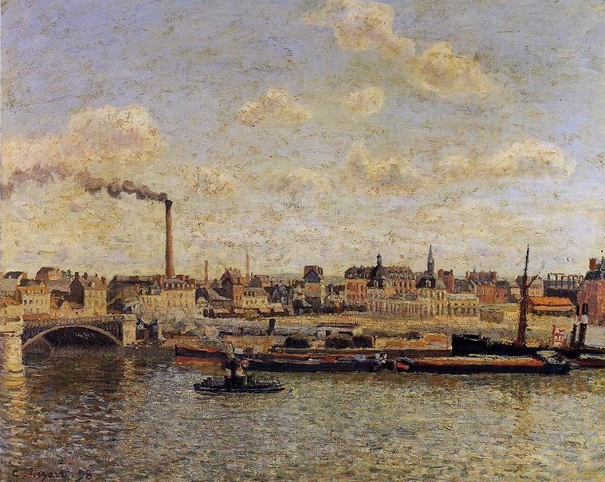 Rouen, Saint-sever: Afternoon — Camille Pissarro