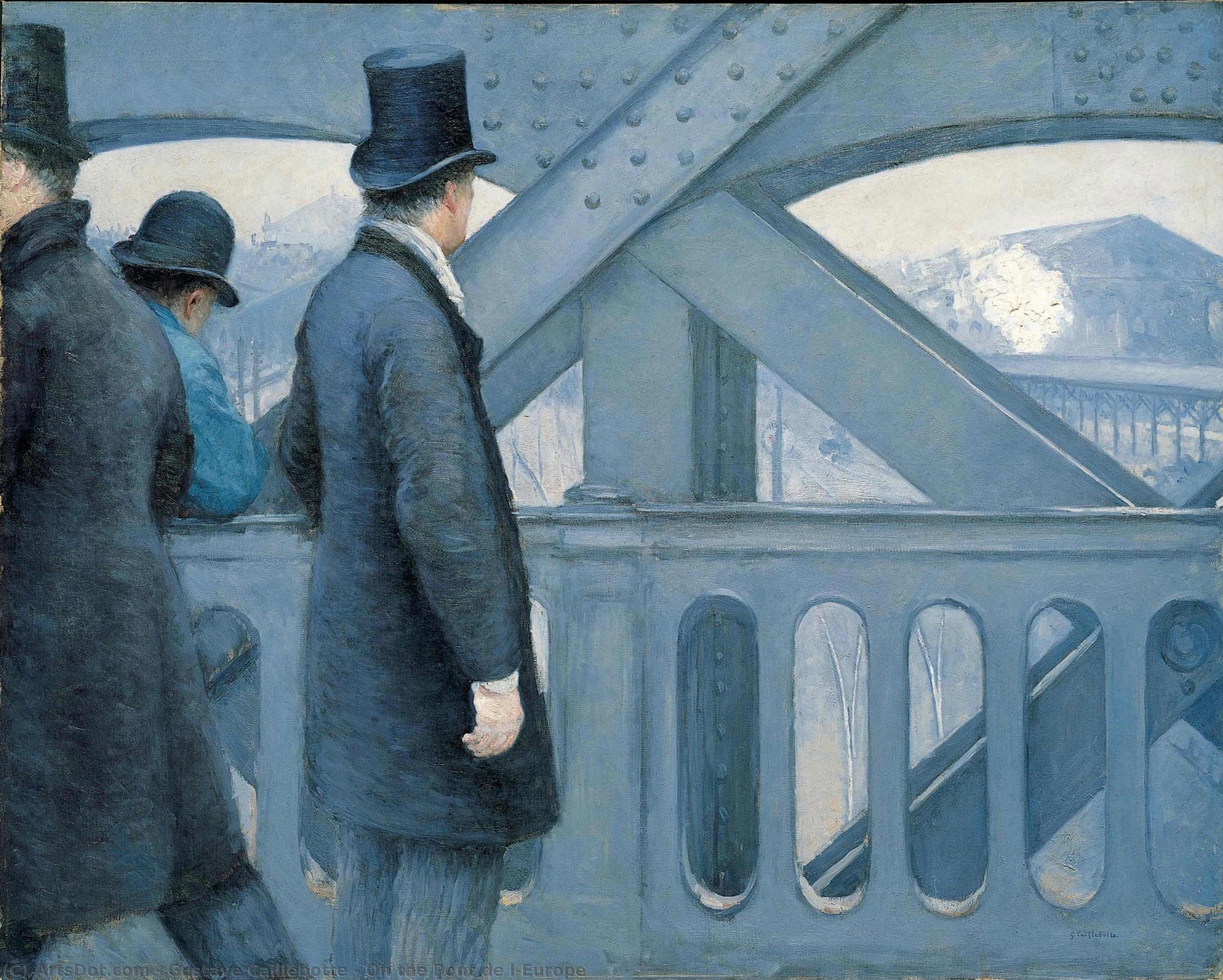 On The Pont De L’europe — Gustave Caillebotte