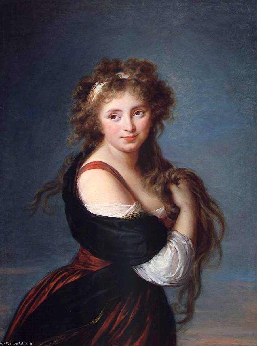 Portrait Of Hyacinthe Gabrielle Roland — Louise Élisabeth Vigée Le Brun