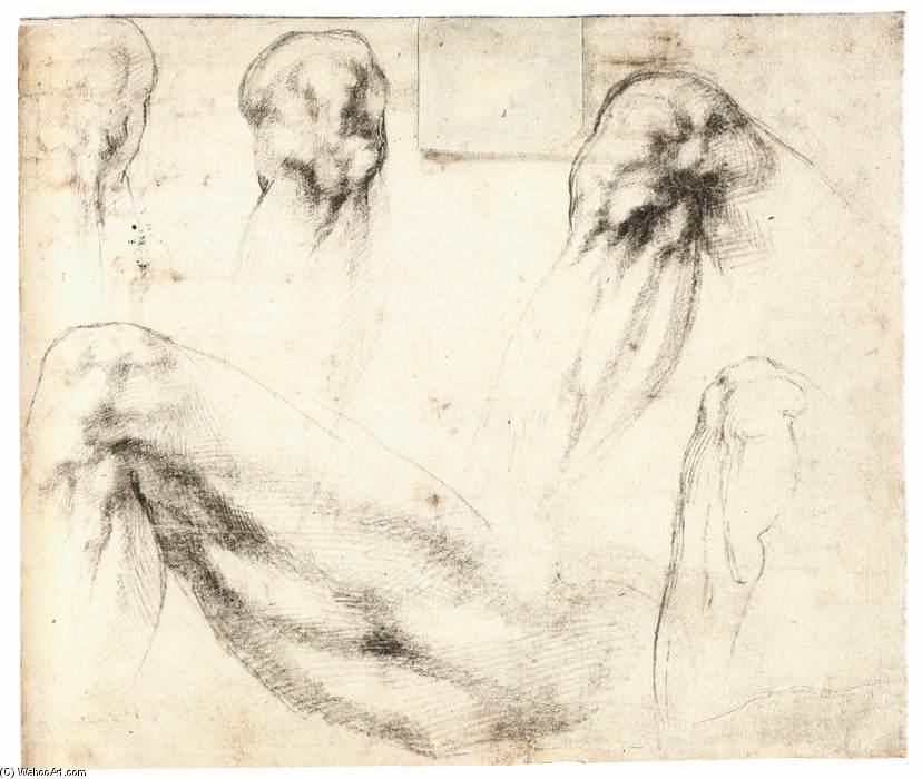 Study Of A Left Leg And Knee (recto) — Miguel Ángel