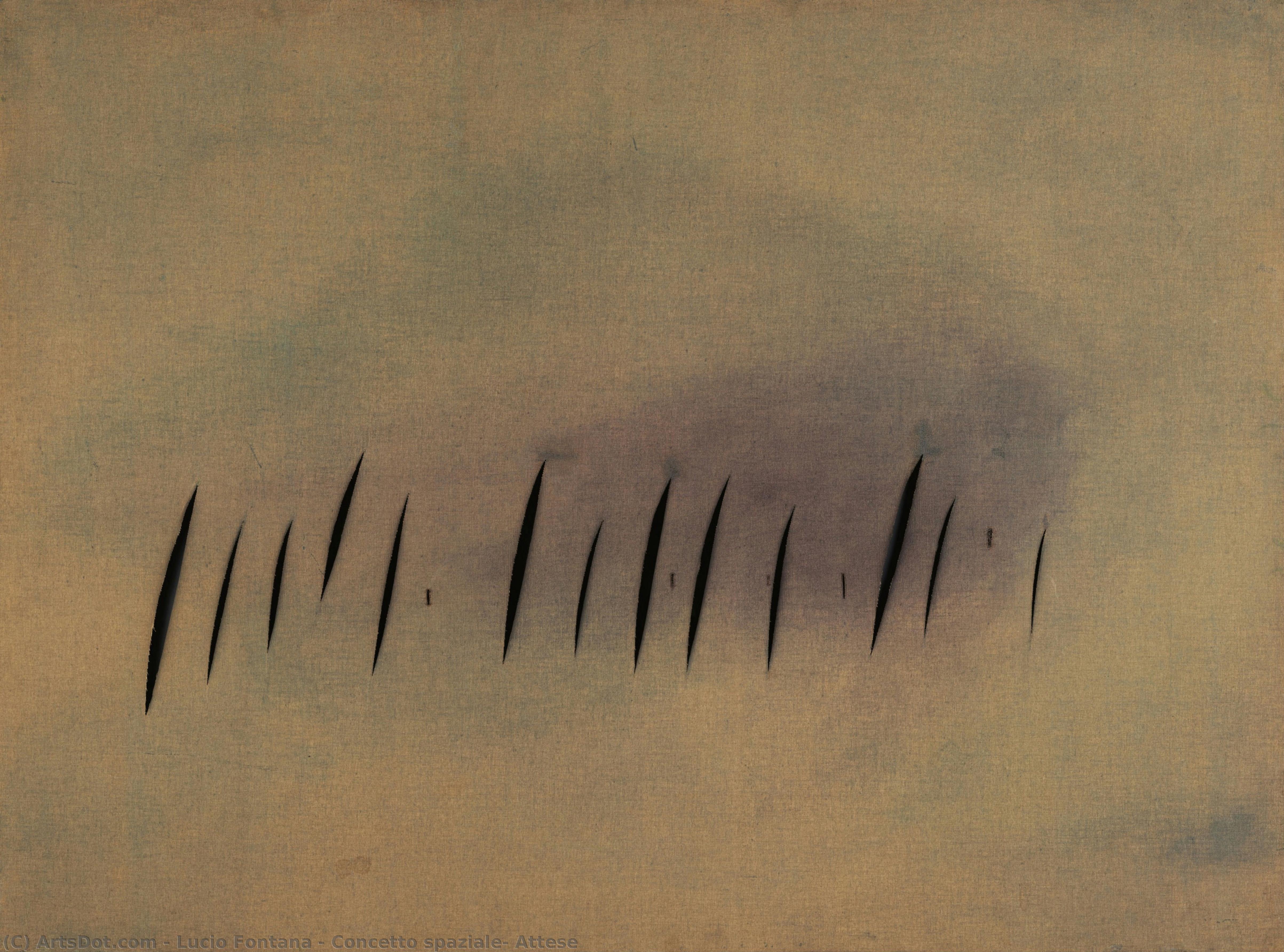 Concetto Spaziale, Attese — Lucio Fontana
