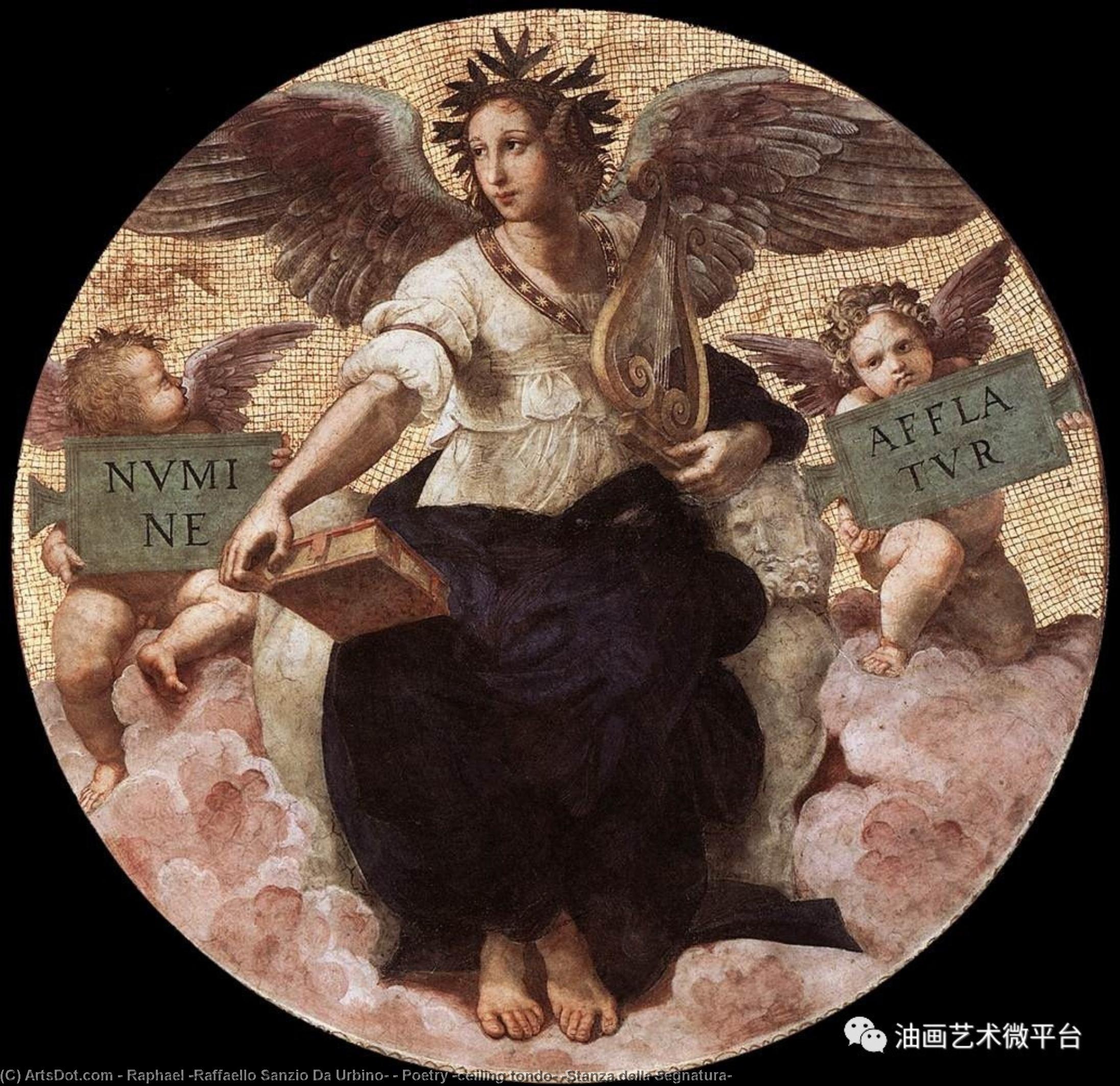 Poetry (ceiling Tondo) (stanza Della Segnatura) — Raphael
