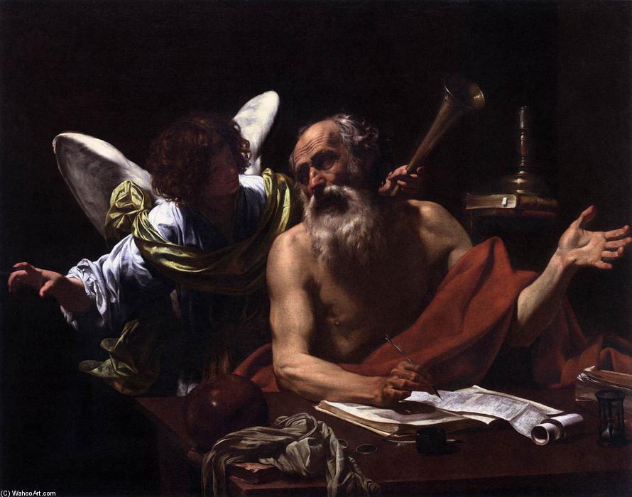 St Jerome And The Angel — Simon Vouet