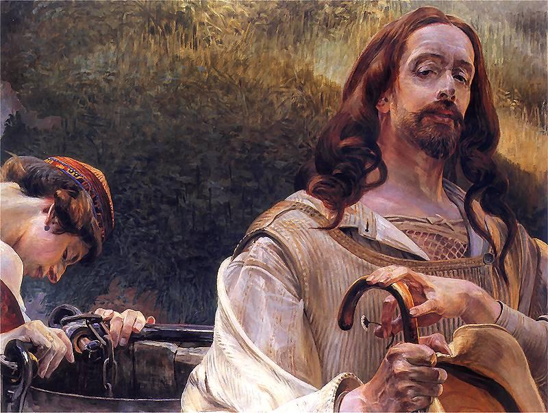 Christ And The Samaritan Woman — Jacek Malczewski