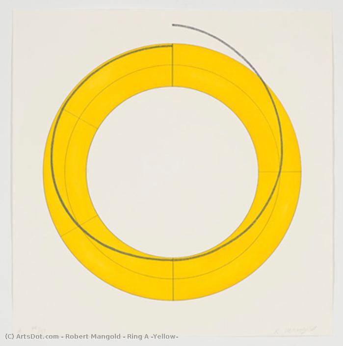 Ring A (yellow) — Robert Mangold