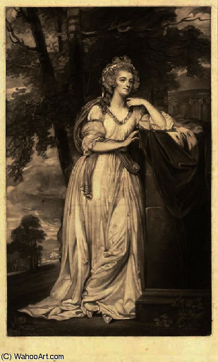 Caroline, Duchess Of Marlborough, By J. Jones — George Romney