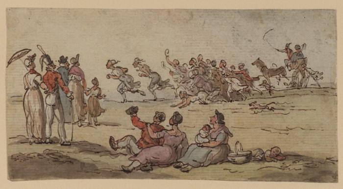 Smock Race — Thomas Rowlandson