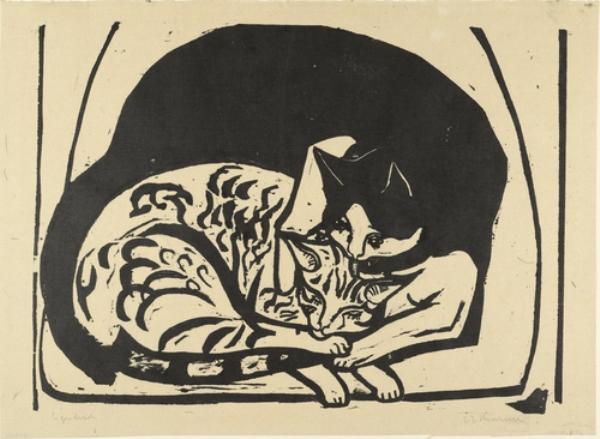 Two Cats — Ernst Ludwig Kirchner